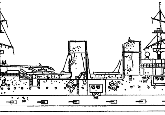 Корабль Россия - Oriol [Battleship] (1905) - чертежи, габариты, рисунки